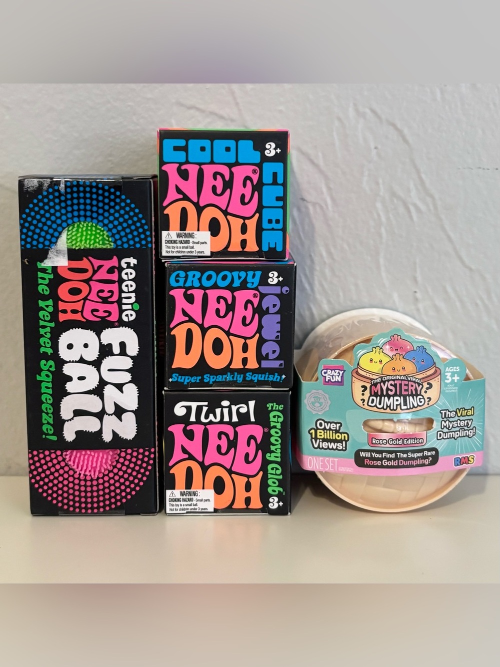 Needoh Teenie Squishy Toys + RMS Mini Dumpling